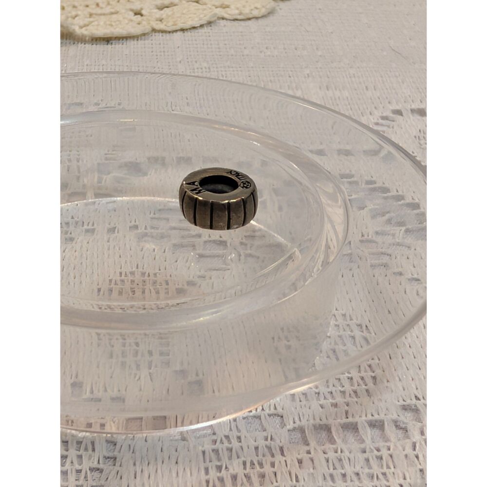 Authentic Chamilia Sterling Silver Segment Spacer Charm Bead